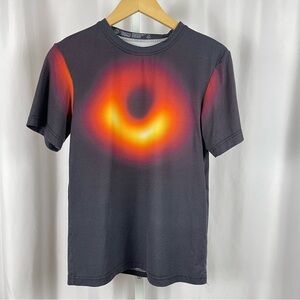 Yizzam Small Eclipse Sun Space Fantasy Sci-Fi Science AOP Short Sleeve Shirt